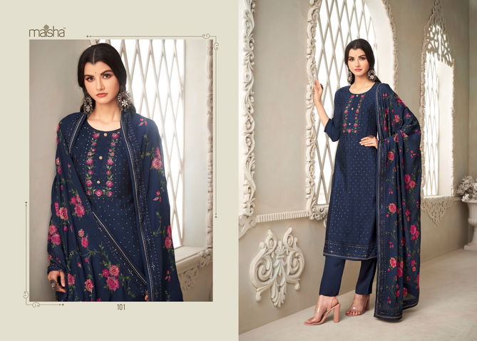 Pehnawa By Maisha 101 To 106 Salwar Kameez Catalog